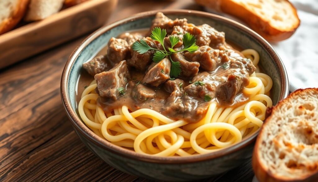 Beef Stroganoff