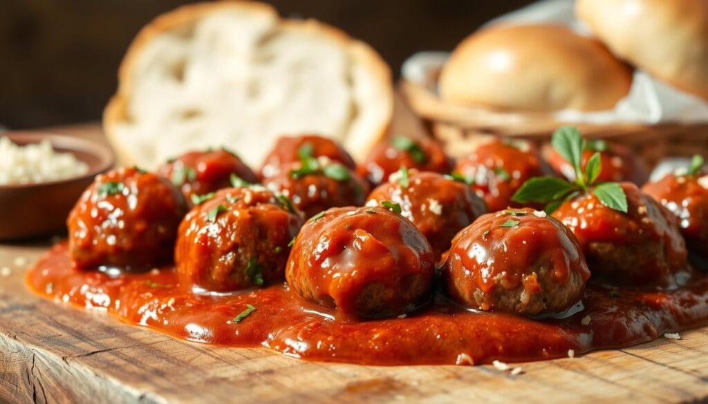 homemade meatballs