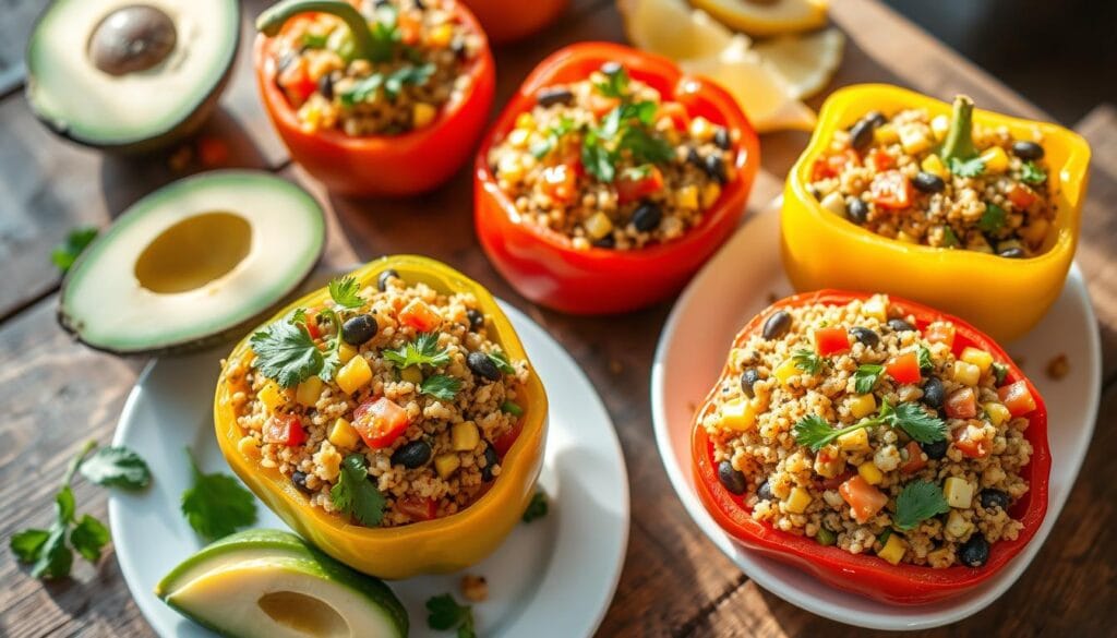 vegetarian stuffed bell peppers