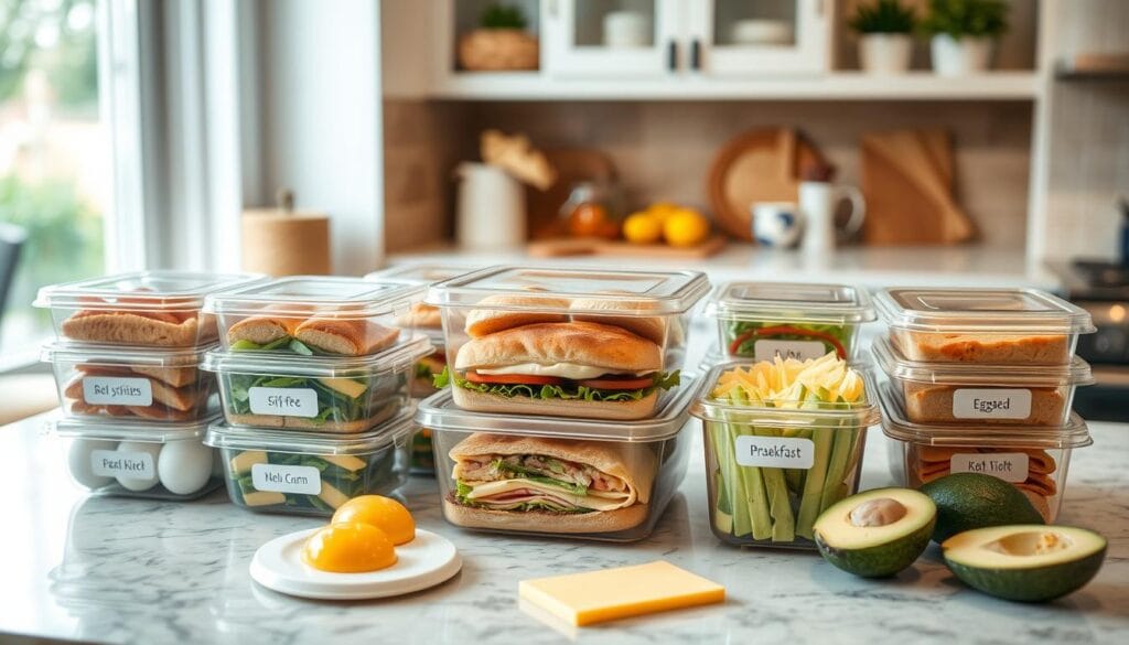 breakfast sandwich storage